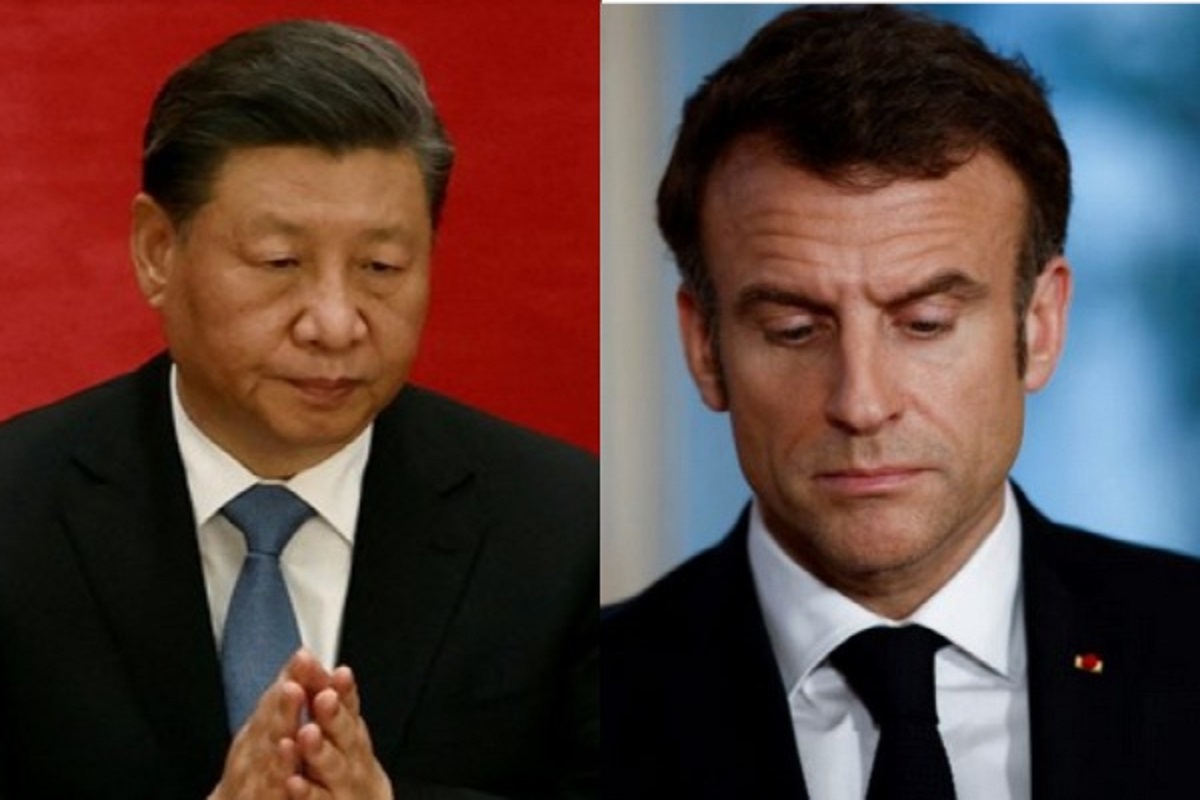 Chinese President Xi Jinping holds meeting with French counterpart Emmanuel Macron