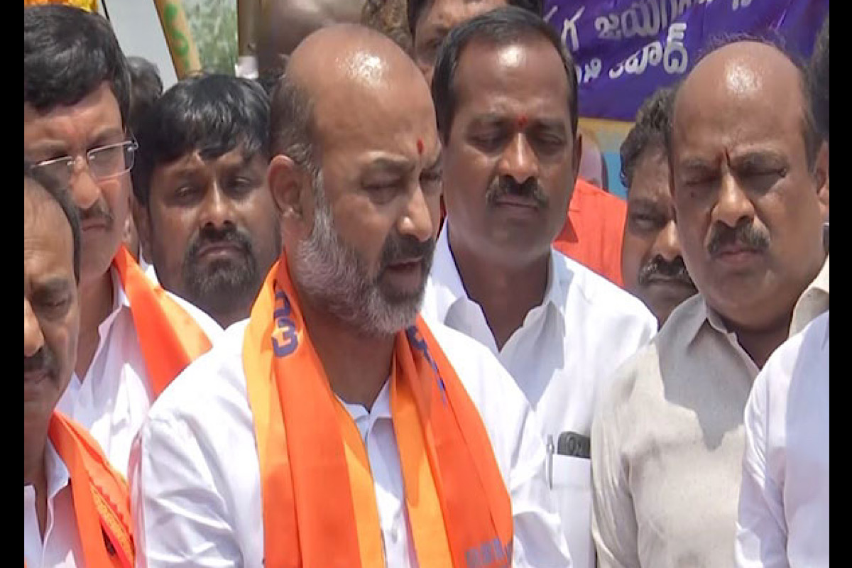 “A vote for BRS is a vote for Congress”: Telangana BJP chief Bandi Sanjay