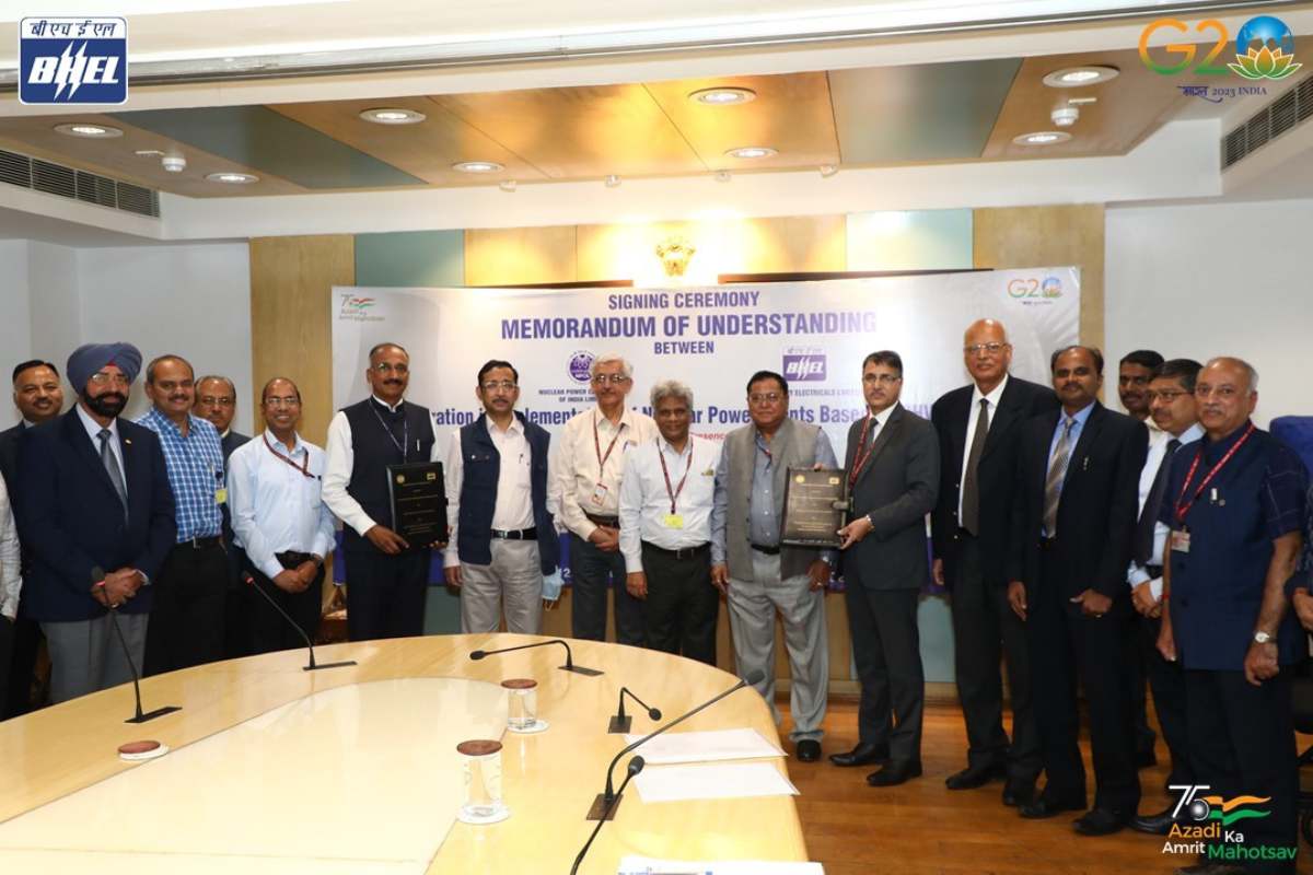 BHEL and NPCIL sign MoU for collaboration in nuclear technology
