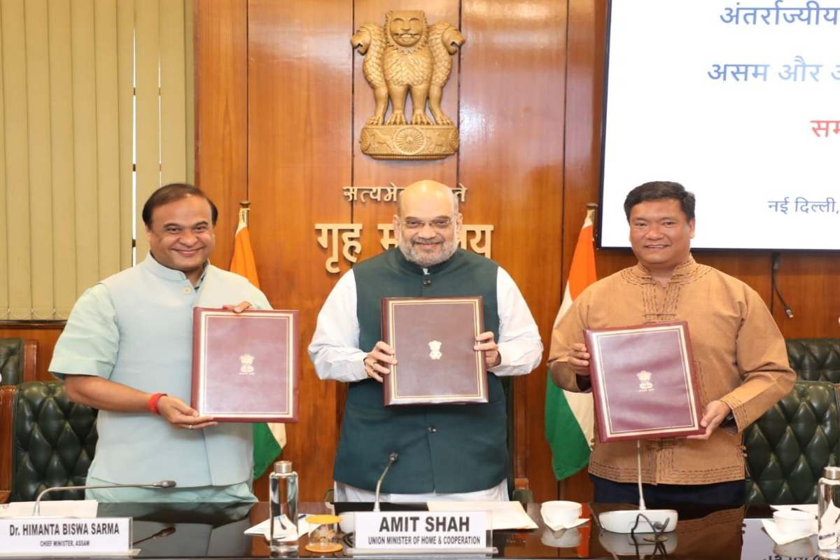 CMs sign pact to settle Assam-Arunachal boundary dispute