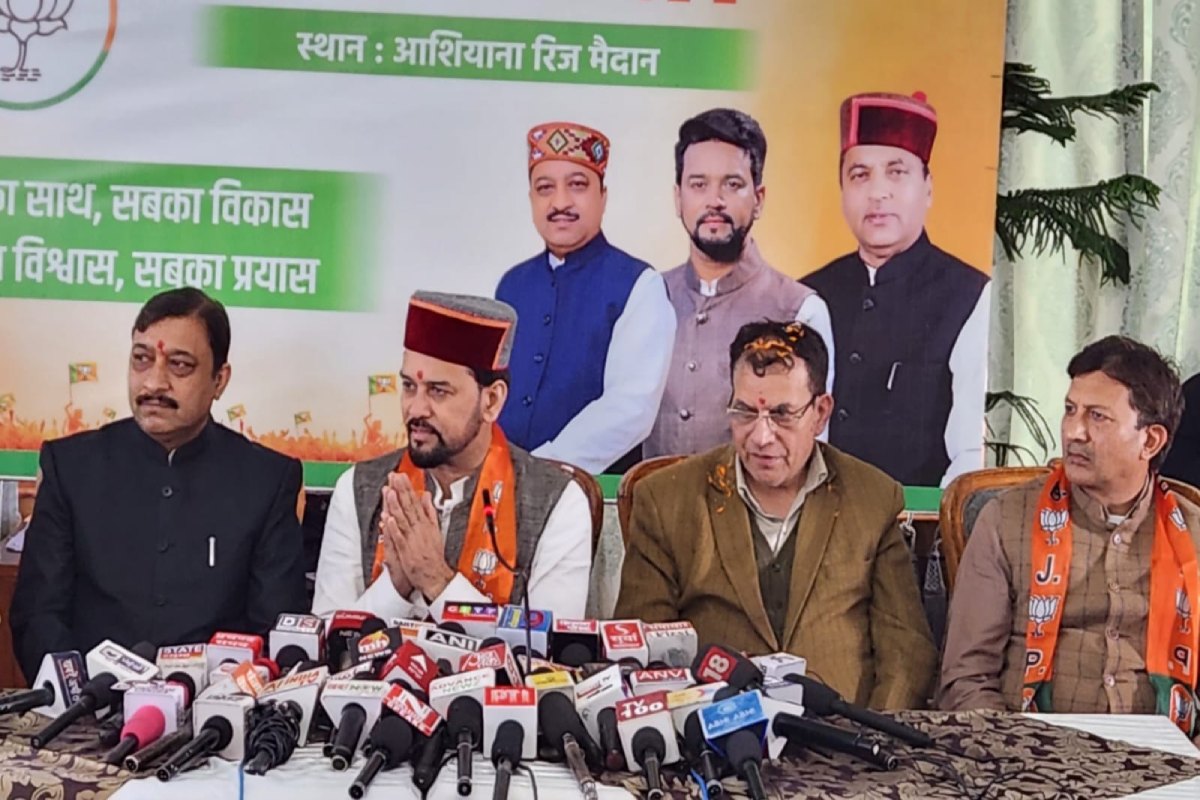 BJP will retain control over Shimla civic body: Anurag Thakur