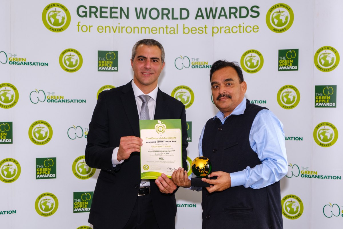 POWERGRID conferred prestigious Global Gold Award