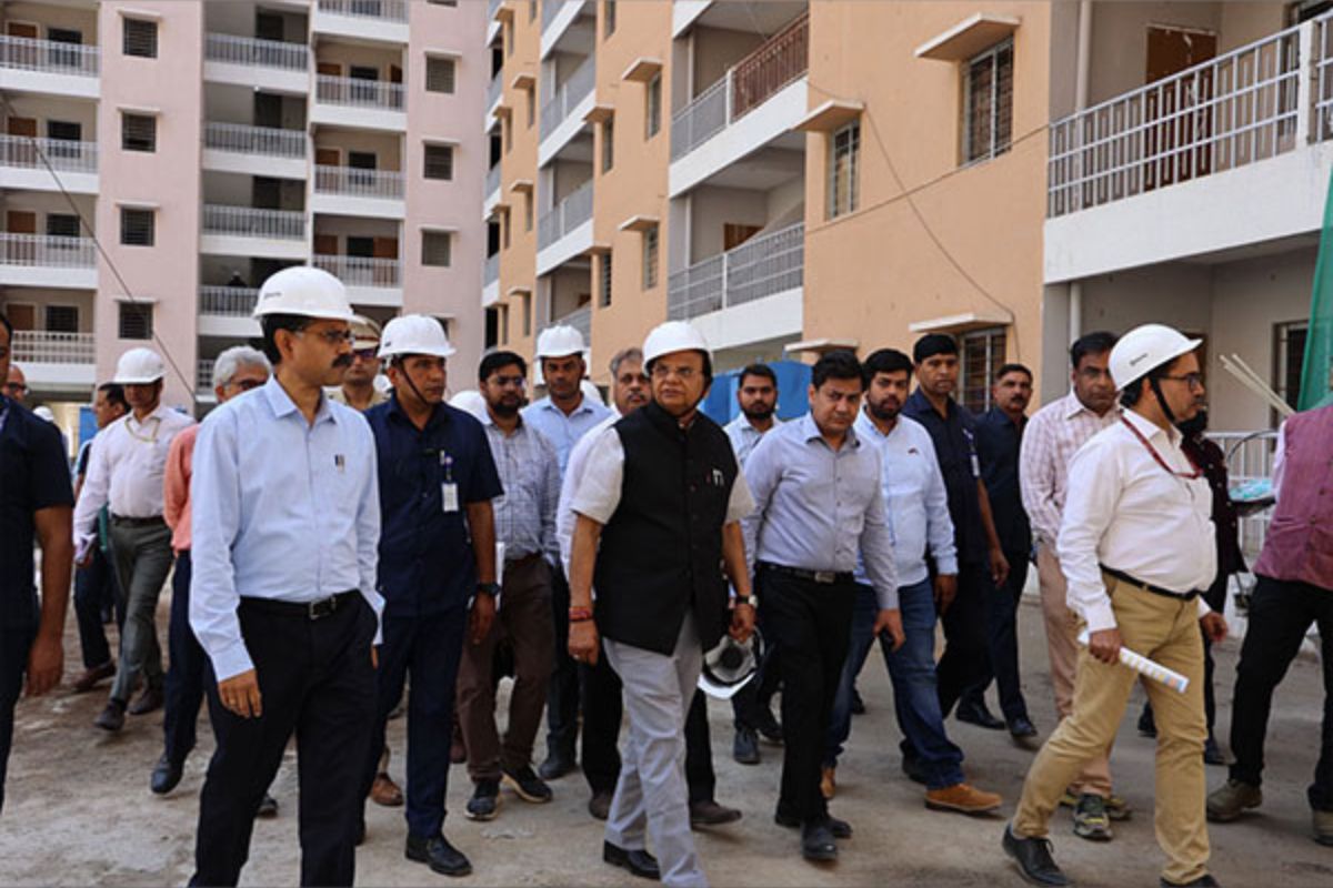 Delhi LG reviews progress in work on Jailorwala Bagh in situ rehabilitation project, Vaishnavi park
