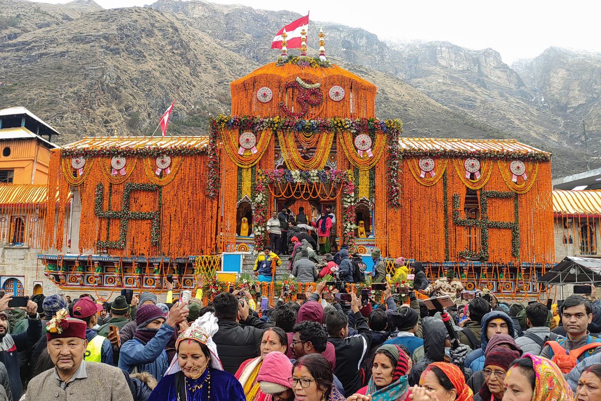 Badrinath Dham opens to pilgrims heralding Char-Dham Yatra