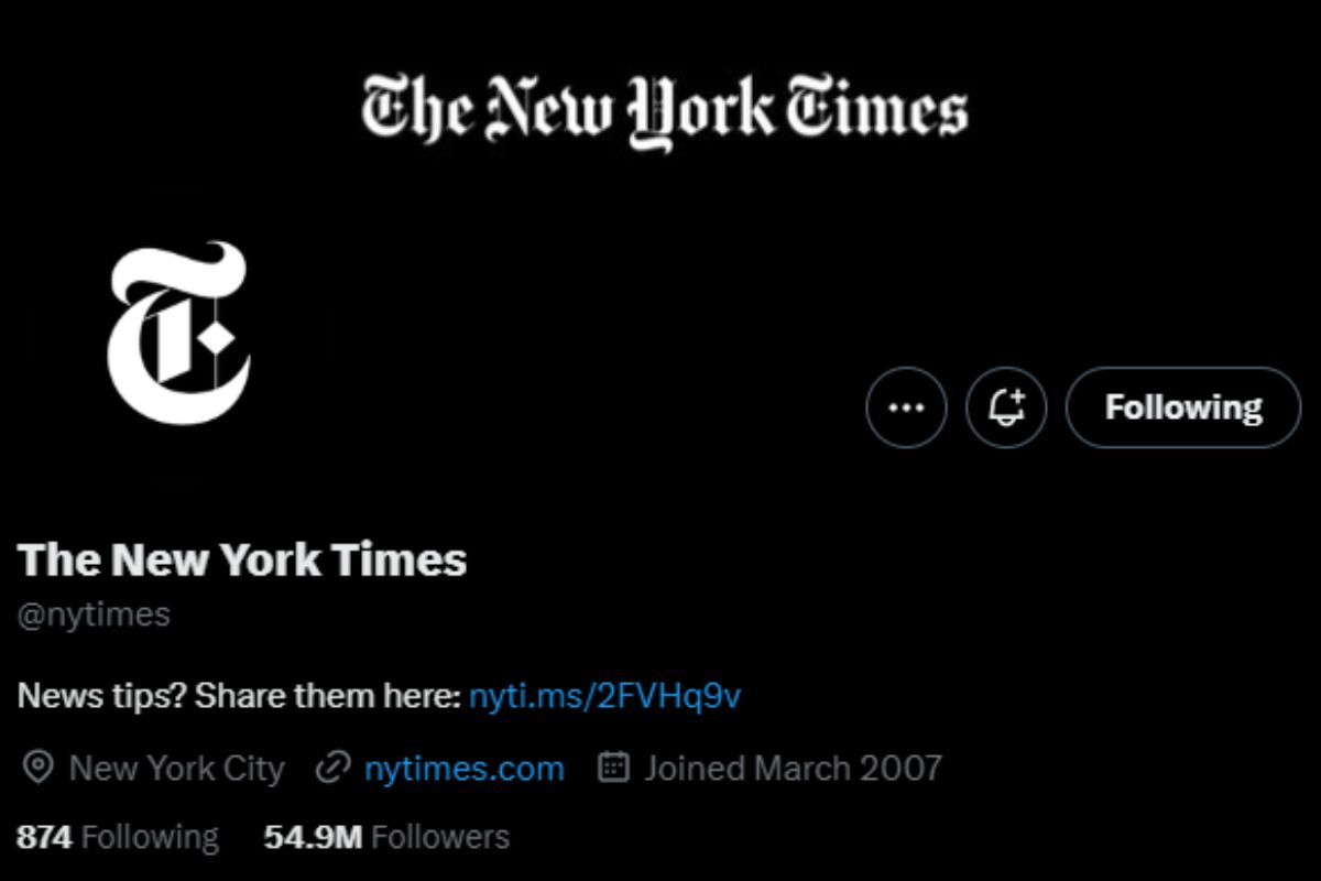 Leading US daily New York Times loses Twitter verification badge