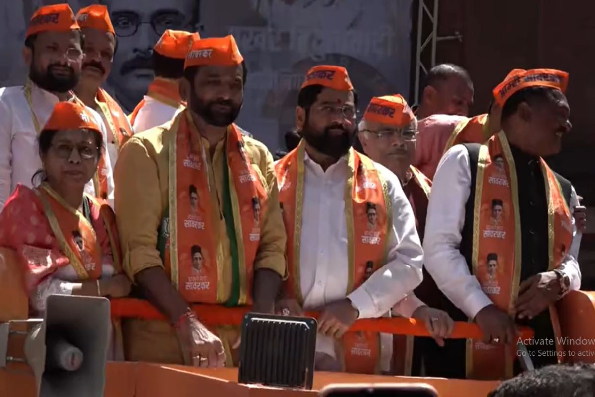 Maharashtra CM Eknath Shinde leads BJP-Shiv Sena’s ‘Savarkar Gaurav Yatra’