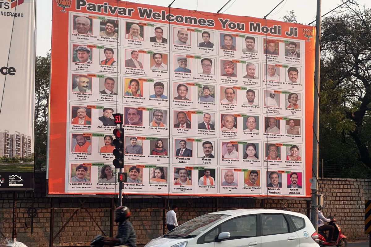 Poster war begins in Hyderabad ahead of PM Modi’s visit