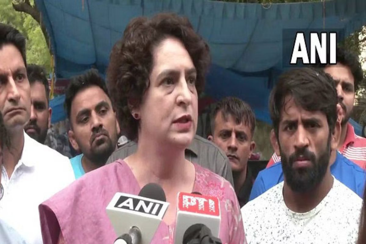 “No expectations from PM, why are they not showing FIRs?” Priyanka Gandhi after meeting protesting wrestlers