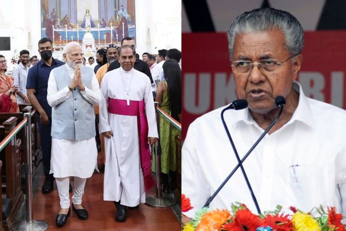 ‘Atonement for past deeds’ of Sangh Parivar: Kerala CM on PM’s church visit