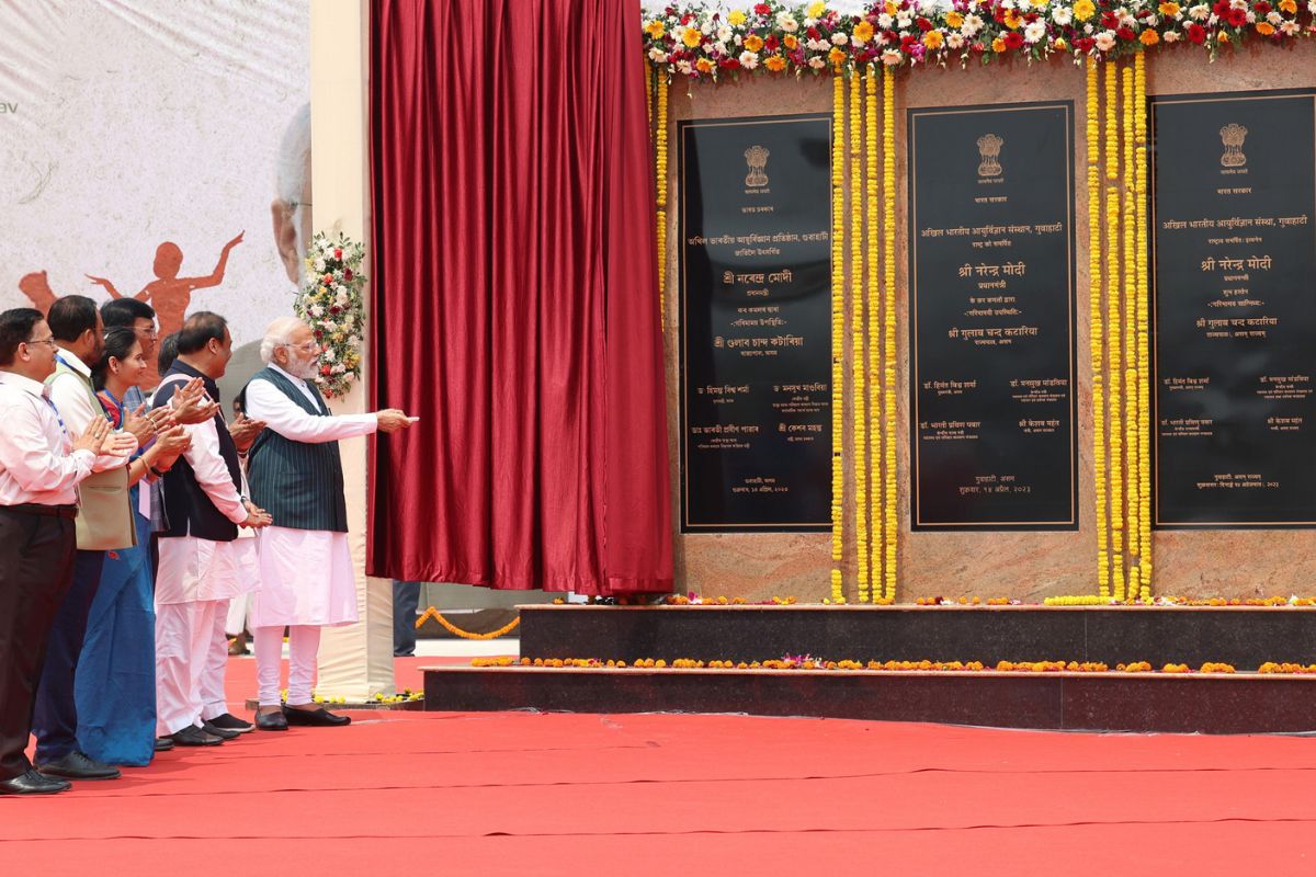 PM launches projects worth over Rs 3400 cr in Assam