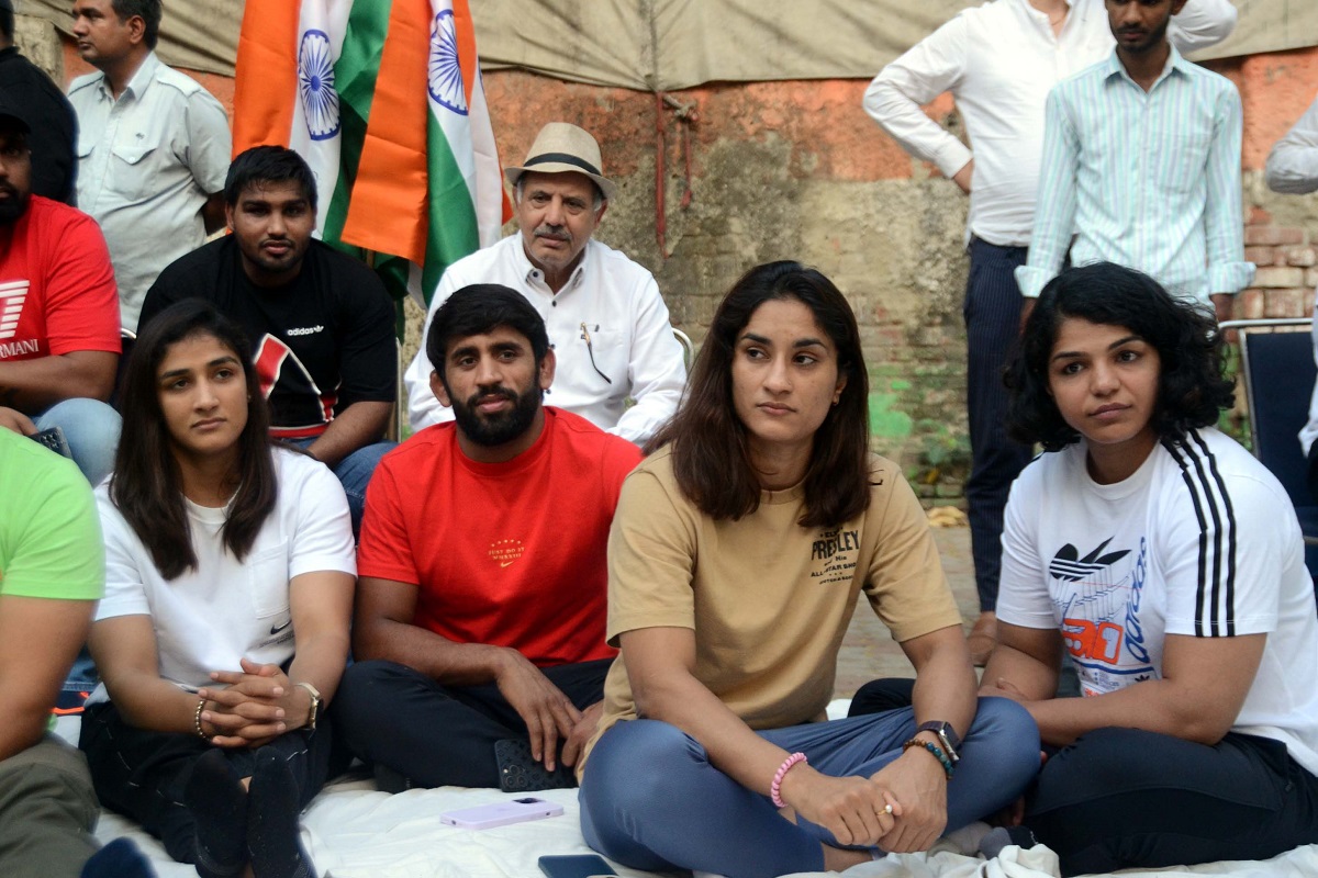 Protesting grapplers not satisfied with SAI official’s response, want FIR against Brij Bhushan