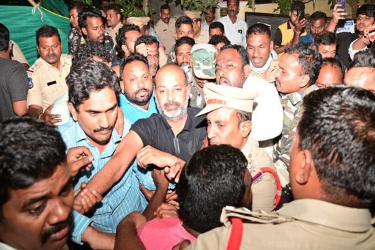Telangana BJP chief Bandi Sanjay detained by police from residence; party threatens to launch protest