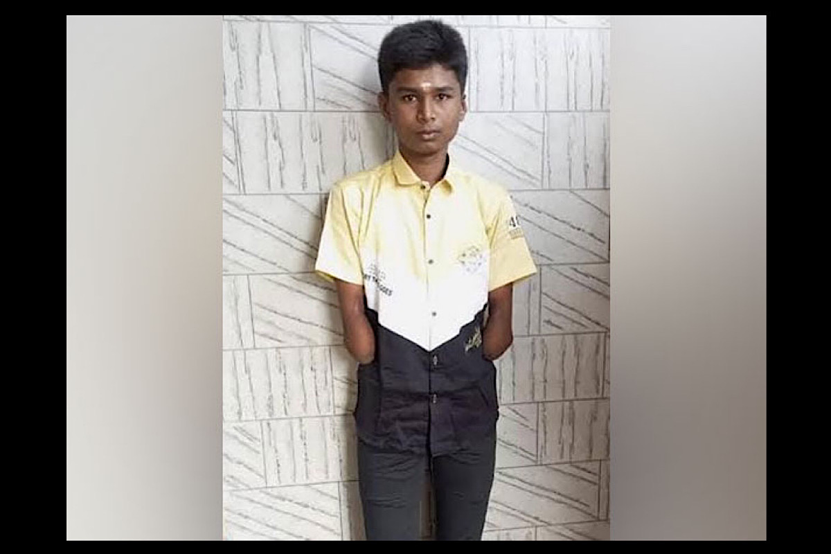 TN CM congratulates amputee student, promises govt will provide all medical assistance to him