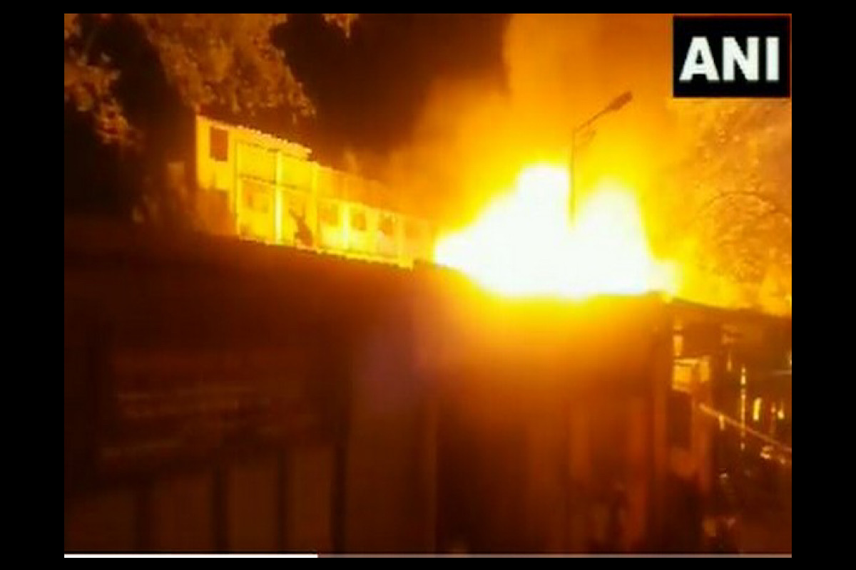 Maharashtra: Massive fire breaks out at furniture warehouse in Pune