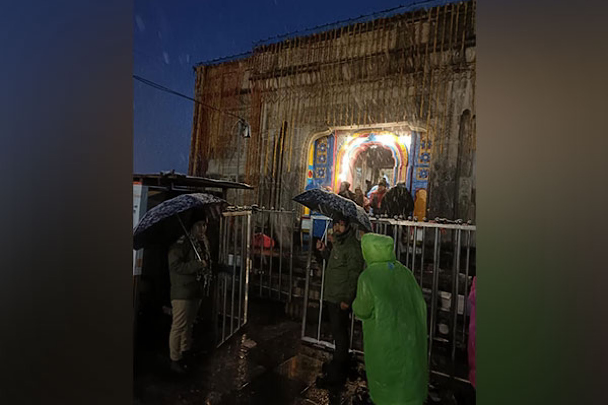 Uttarakhand: Alert issued in view of rain and snowfall for pilgrims travelling to Kedarnath Dham