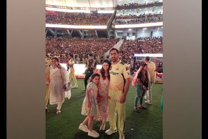 Kodak moment: MS Dhoni’s fam-jam picture with wife Sakshi, daughter Ziva post IPL win is all things love