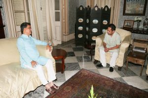 Tripura CM meets TIPRA Motha chief Pradyot Manikya after getting to know of his poor health