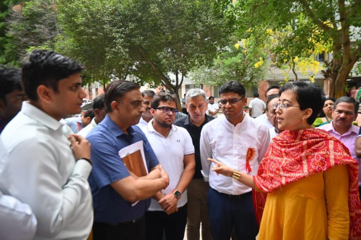 Atishi issues show-cause notice to engineers over delayed school construction