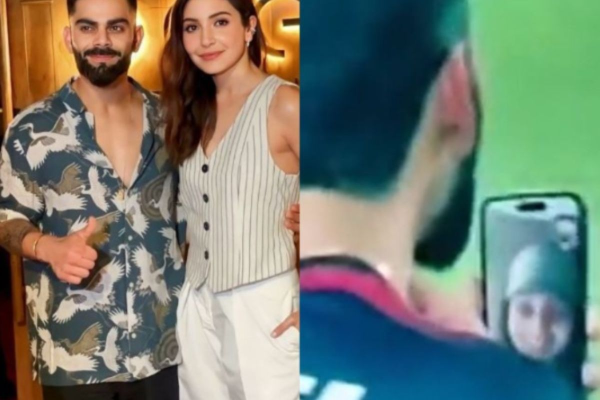 Virat Kohli video calls wife Anushka after scoring century in RCB vs SRH match