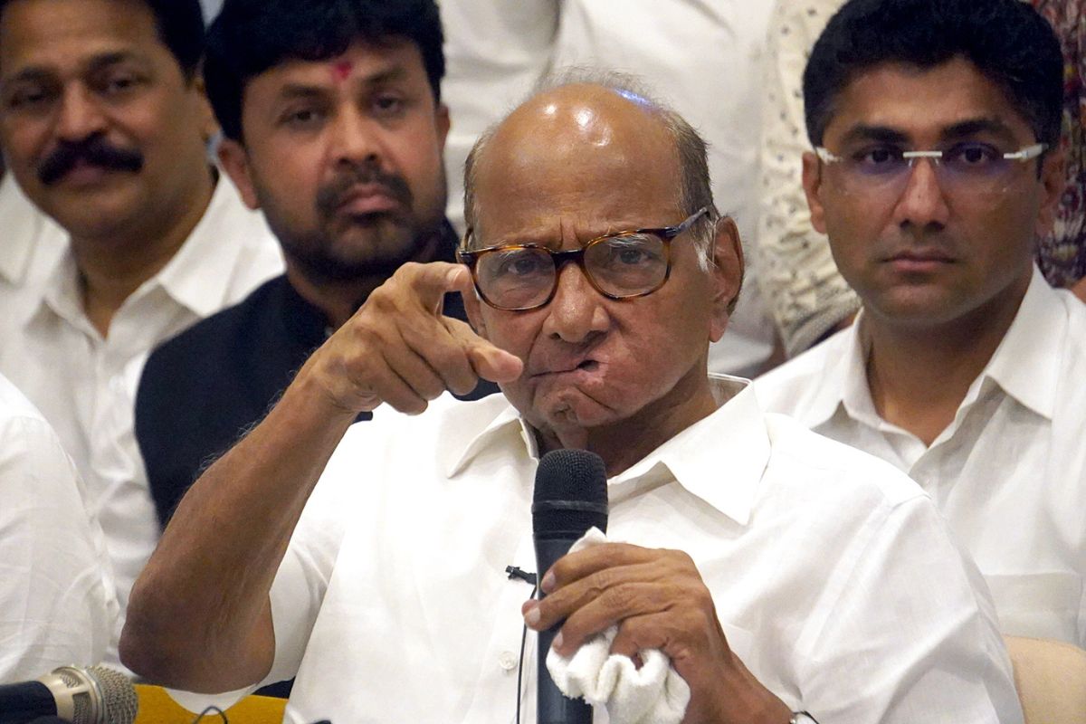“Won’t repeat this mistake”: Sharad Pawar holds rally in Chhagan Bhujbal’s constituency, apologises for making him MLA