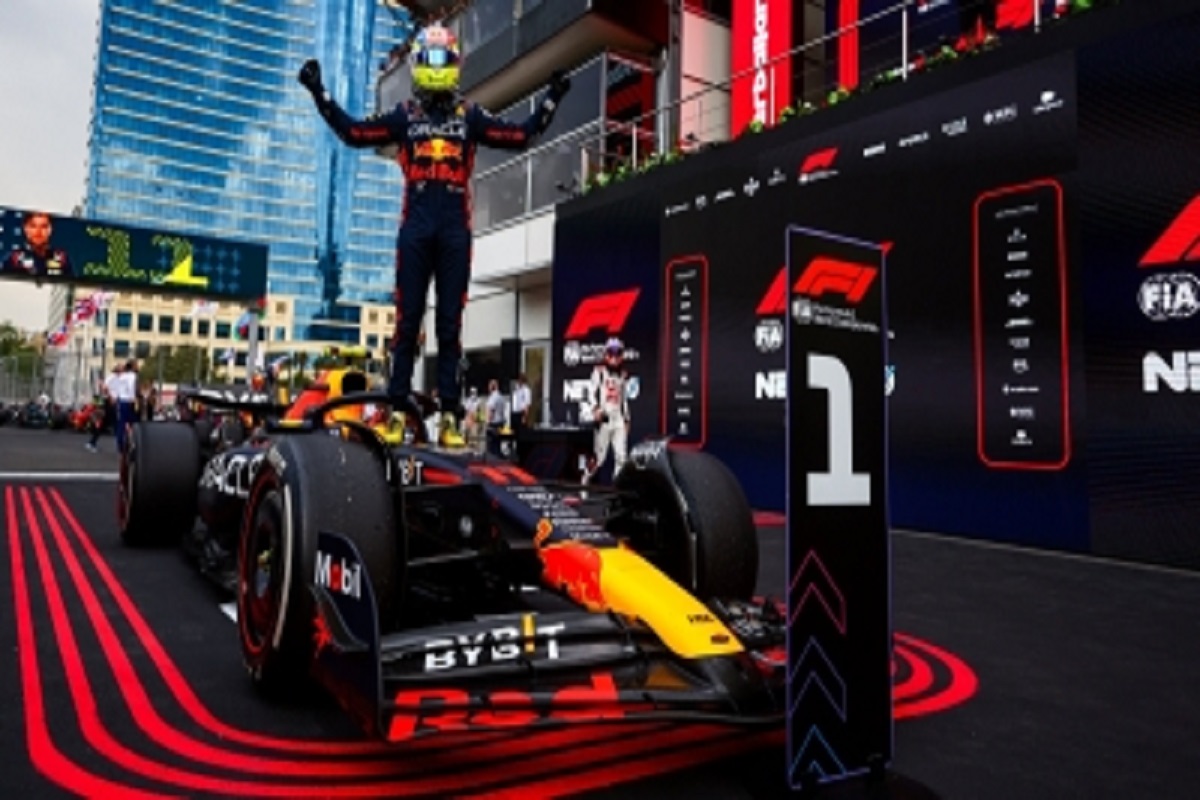 Formula 1: Perez wins in Azerbaijan, Verstappen completes 1-2 for Red Bull; Leclerc places third