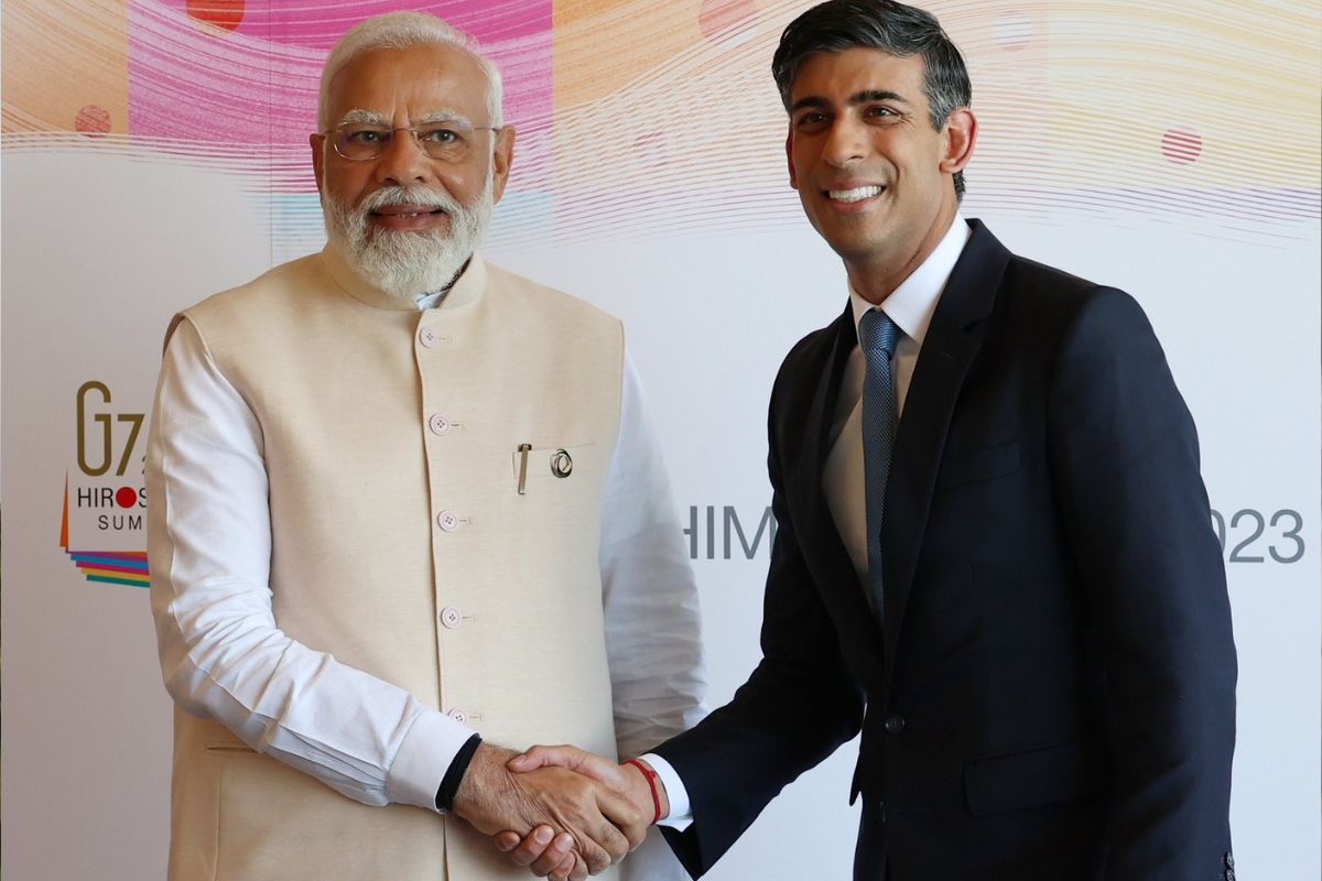 PM Modi, Rishi Sunak discuss progress on FTA, India’s strong performance at Cricket World Cup