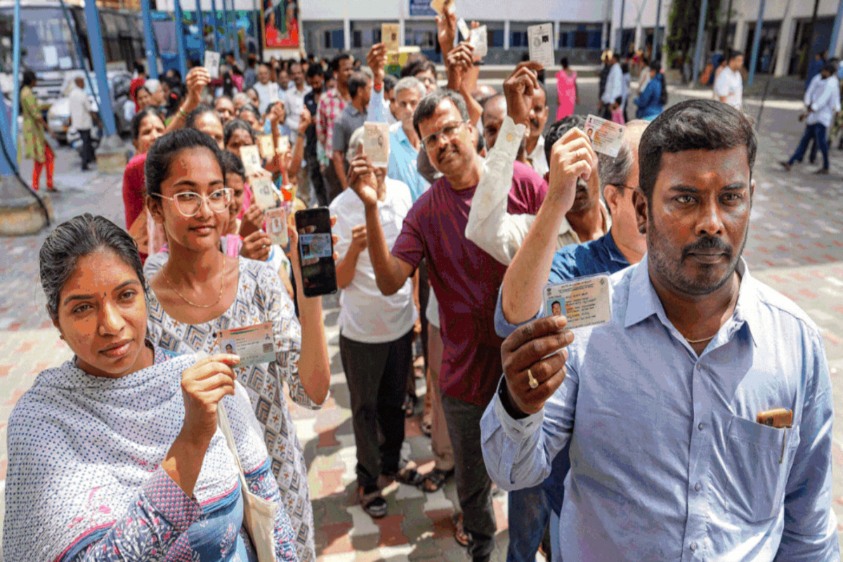 Karnataka sees 37.25 pc voter turnout till 1 pm