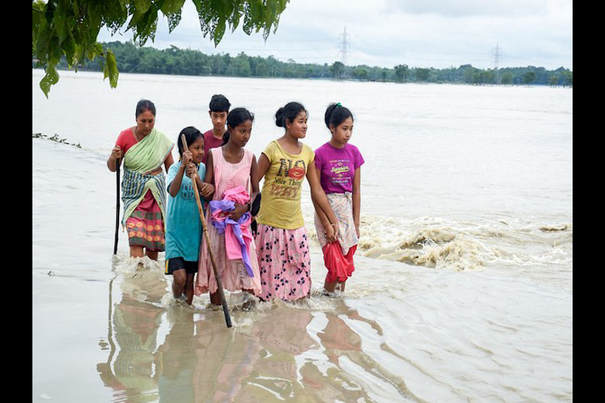 Assam floods: Nearly 4.96 lakh people affected in 22 districts