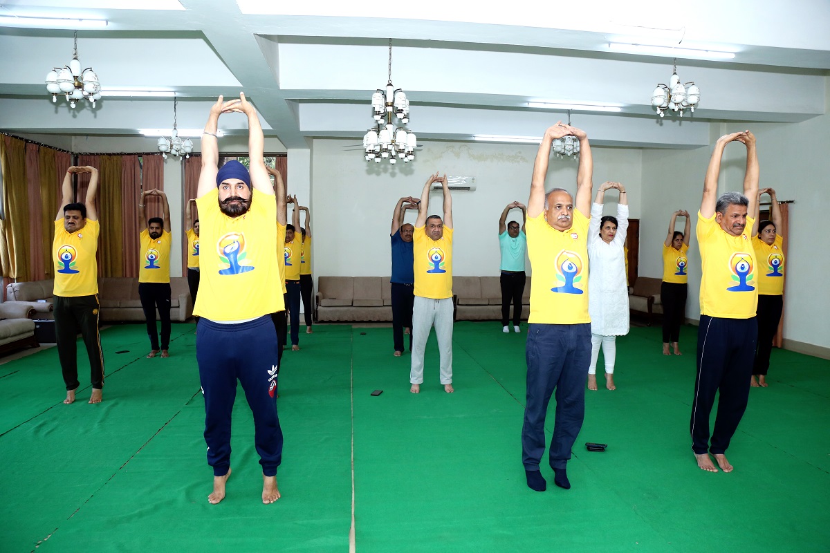 BBMB celebrated the 9th International Day of Yoga