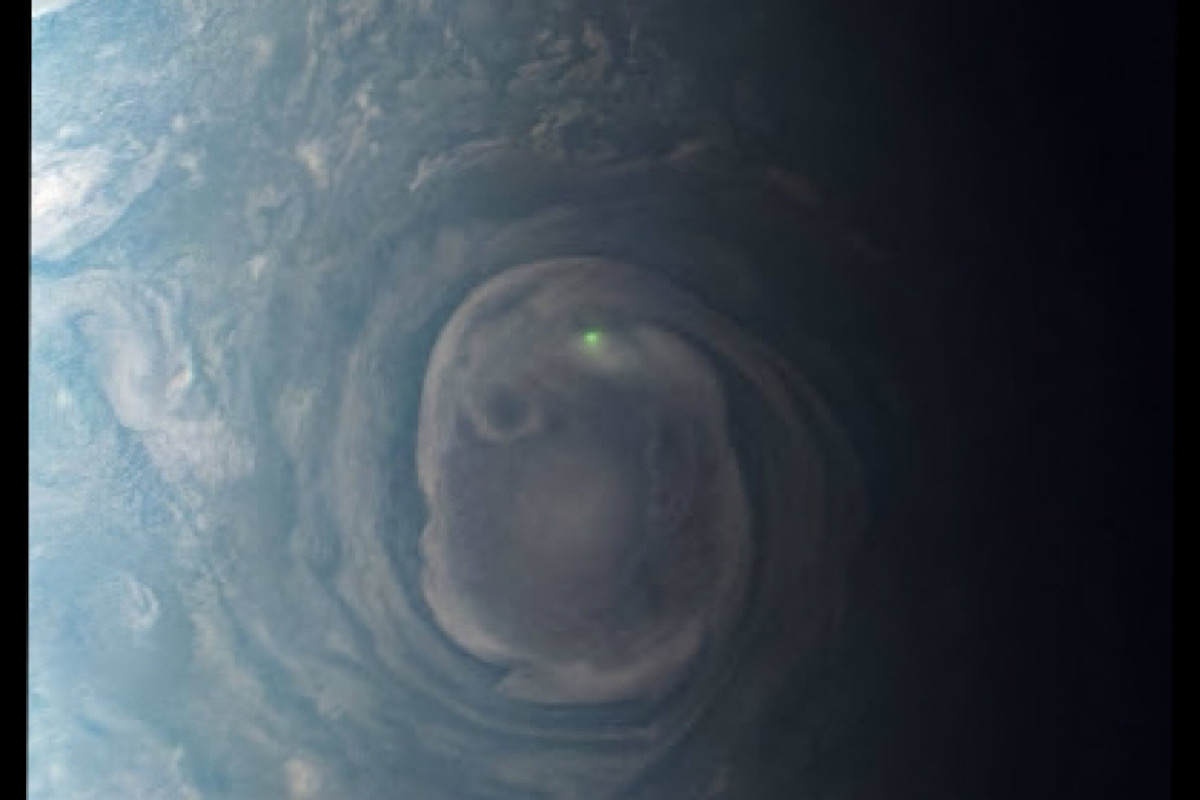 NASA’s Juno mission captures lightning on Jupiter
