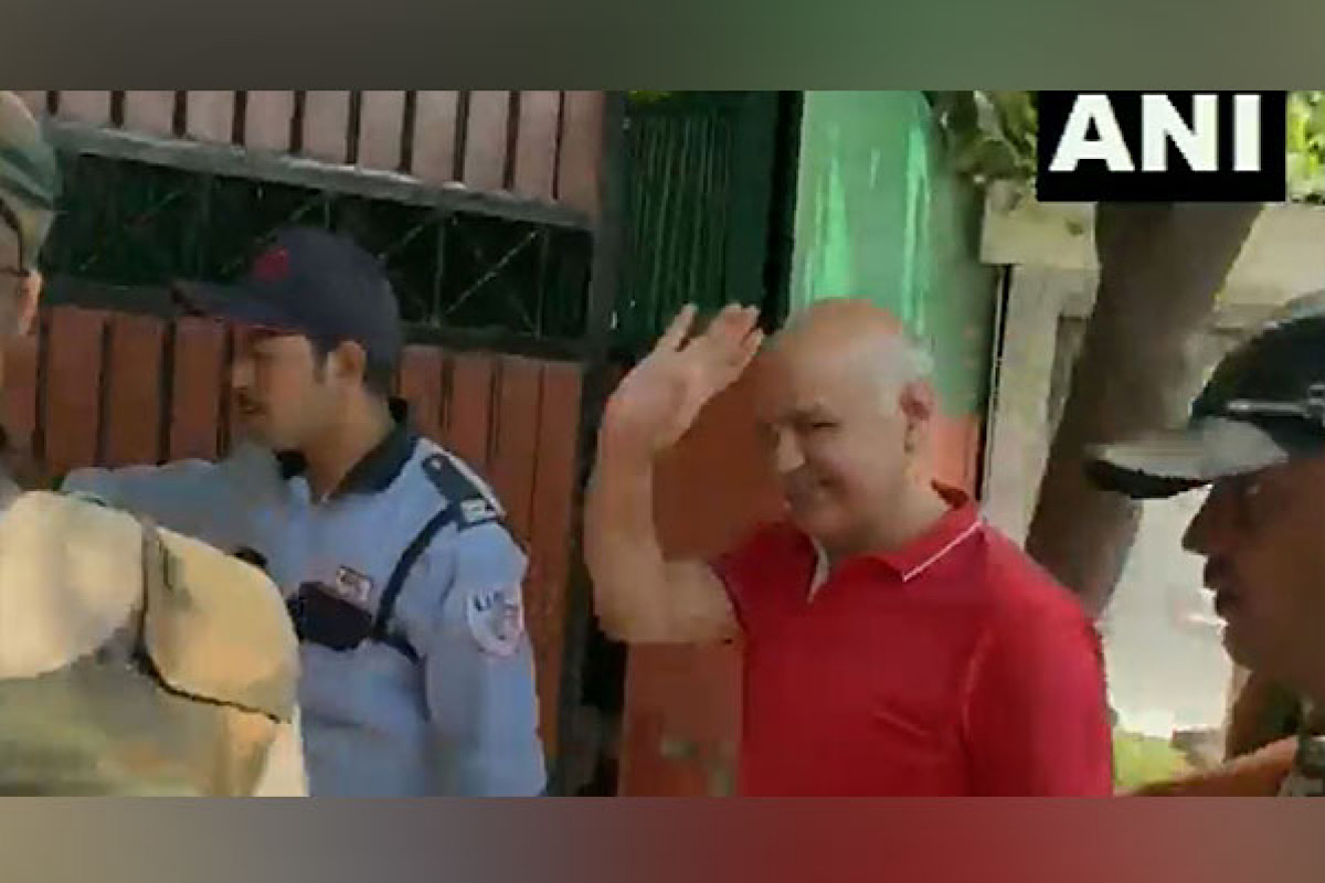 AAP leader Manish Sisodia arrives at Delhi residence to meet ailing wife