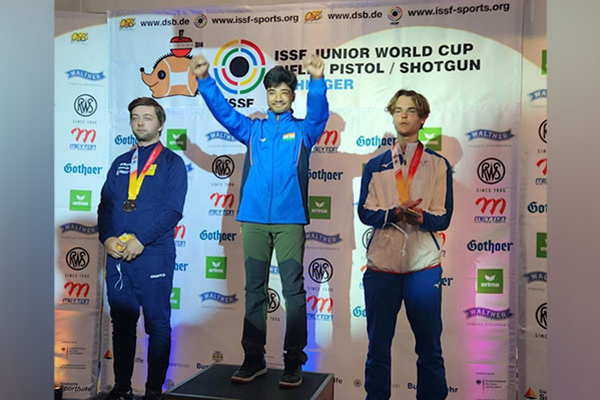 ISSF: Dhanush Srikanth wins India’s third gold at Suhl Junior World Cup
