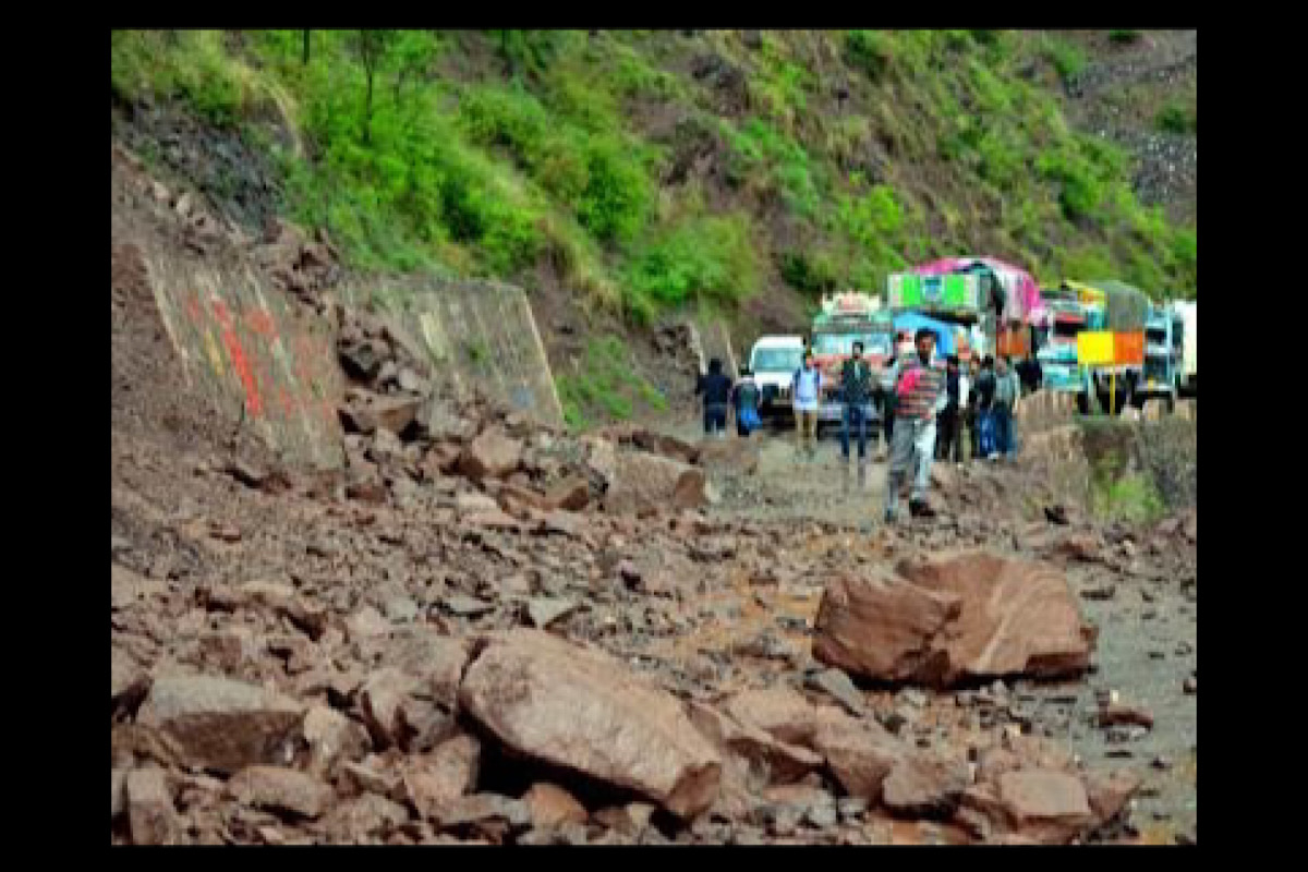 Chandigarh-Manali highway closed due to landslides