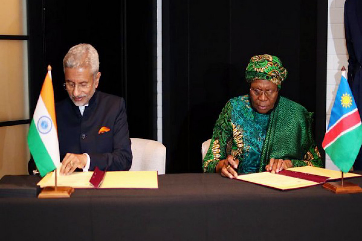 Jaishankar concludes 1st India-Namibia Joint Commission of Cooperation