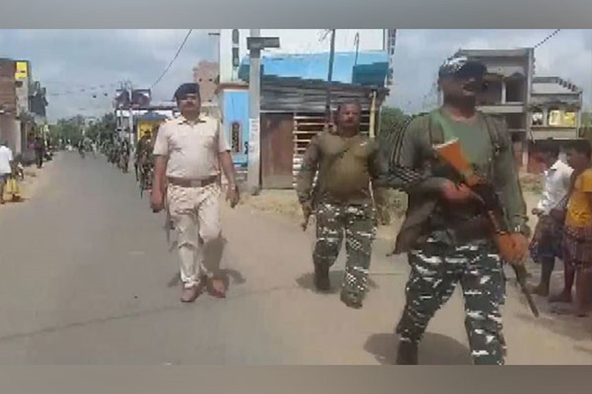 Bengal panchayat polls: Central forces start route march to instil confidence among voters in Bolpur