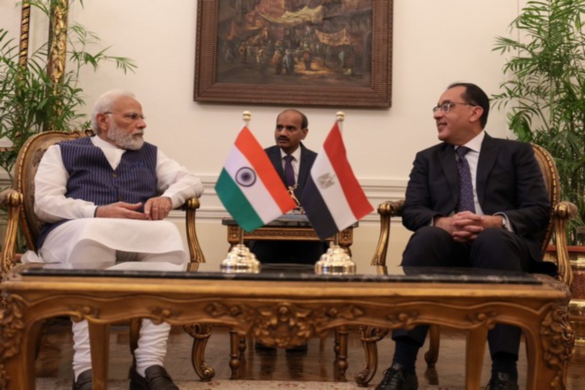 PM Modi holds roundtable meeting with his Egyptian counterpart Mostafa Madbouly