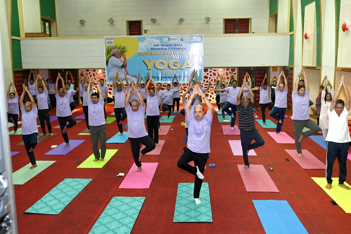 HPCL energizes the International Day of Yoga with remarkable participation