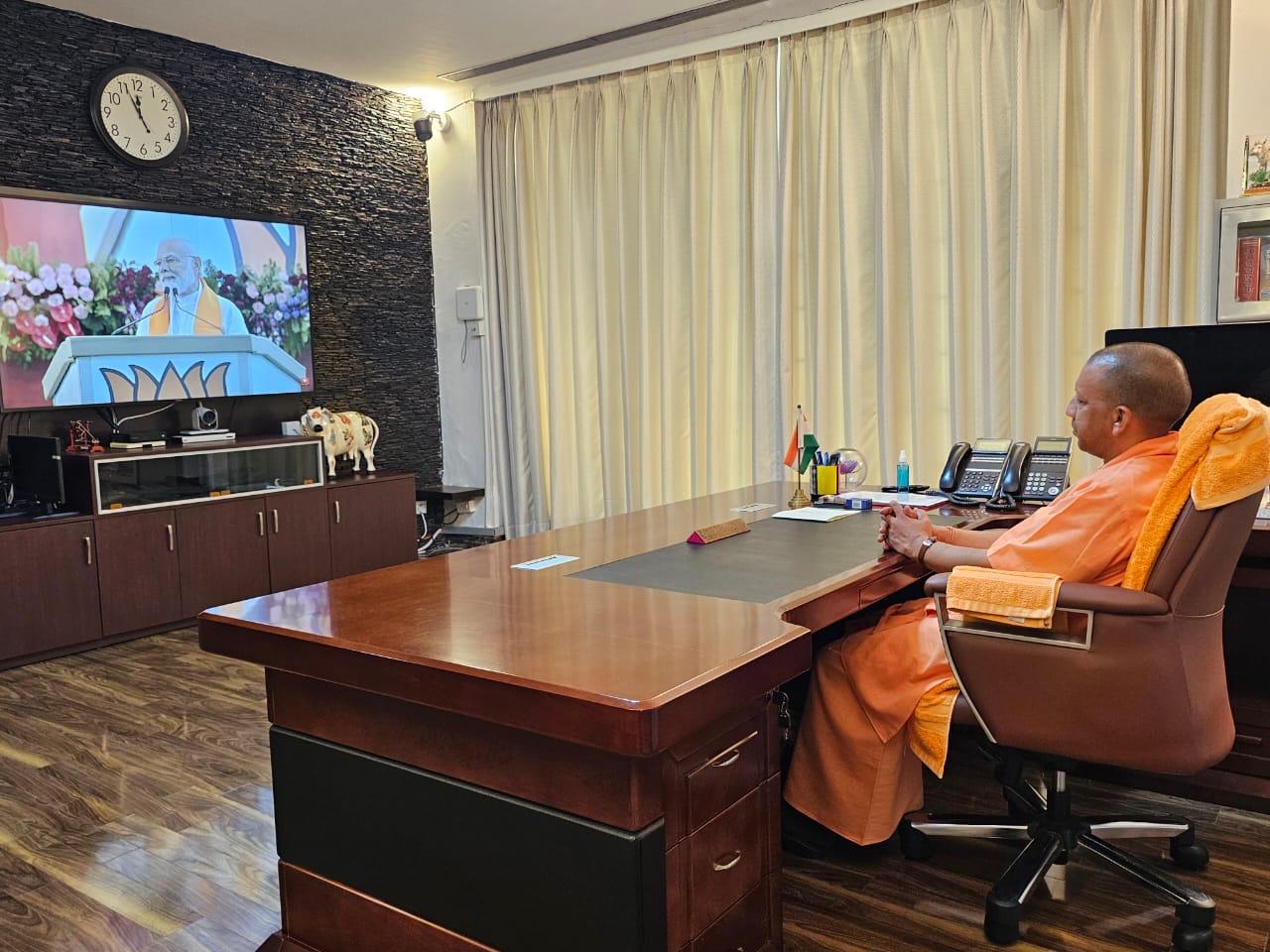 CM Yogi virtually joins ‘Mera Booth-Sabse Majboot’ campaign addressed by PM Modi
