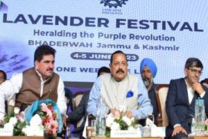 Dr Jitendra Singh inaugurates Lavender festival