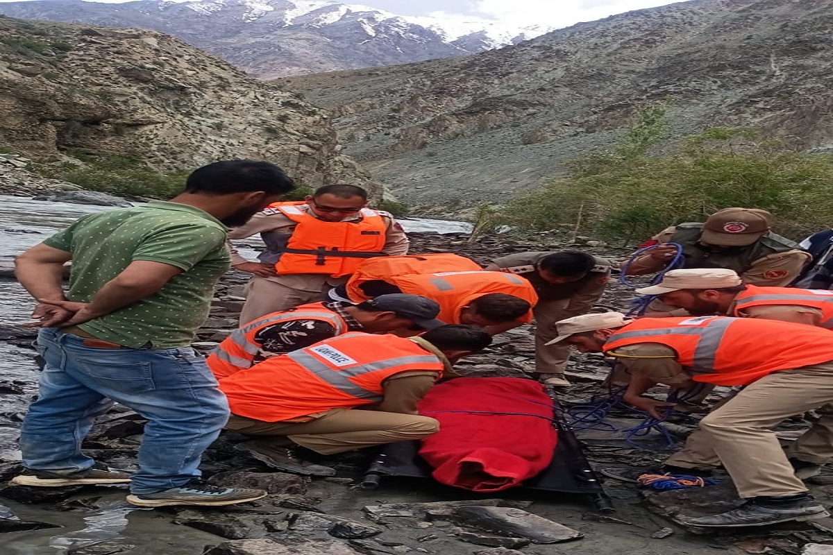 Mother, five-year-old child washed away in Ladakh
