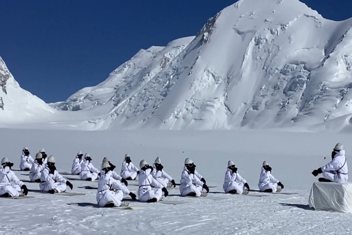 Security forces celebrate Yoga Day in J&K and Ladakh