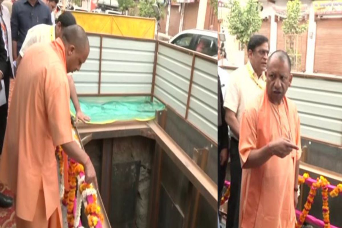 Yogi inspects ongoing development works in Vrindavan