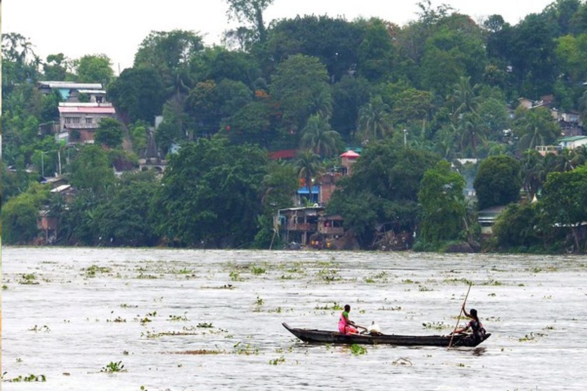 Assam: Brahmaputra River water level rises due to incessant rain