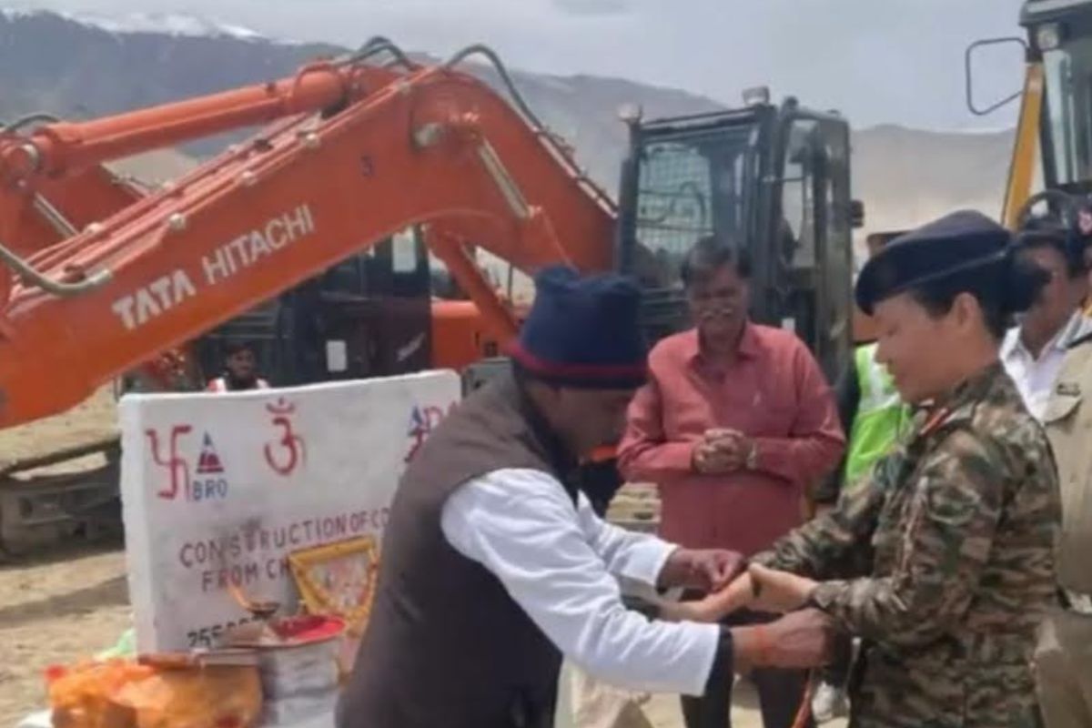 Construction of militarily-strategic Chushul-Demchok road begins in Ladakh