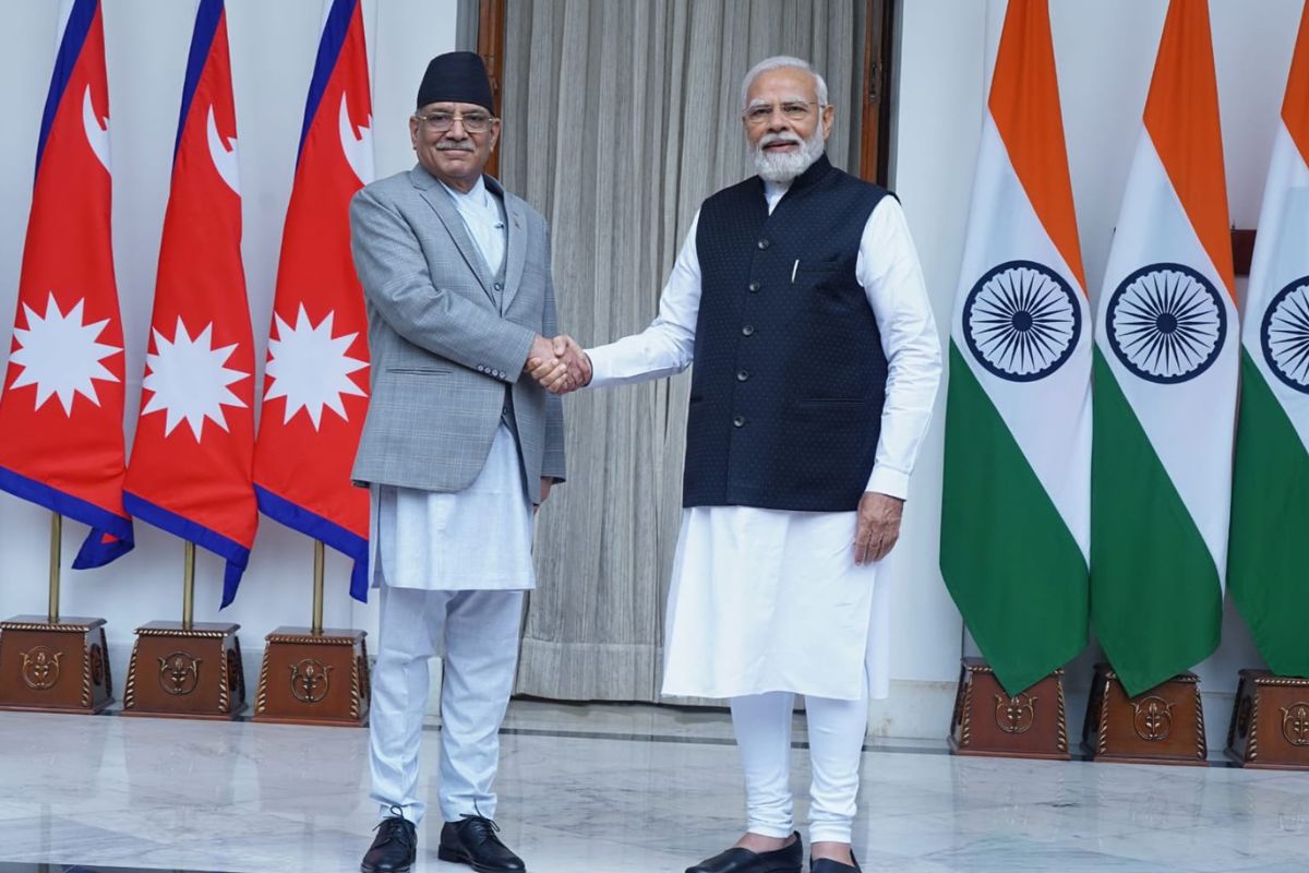 PM Modi and Nepal PM Pushpa Dahal hold bilateral talks at Hyderabad House