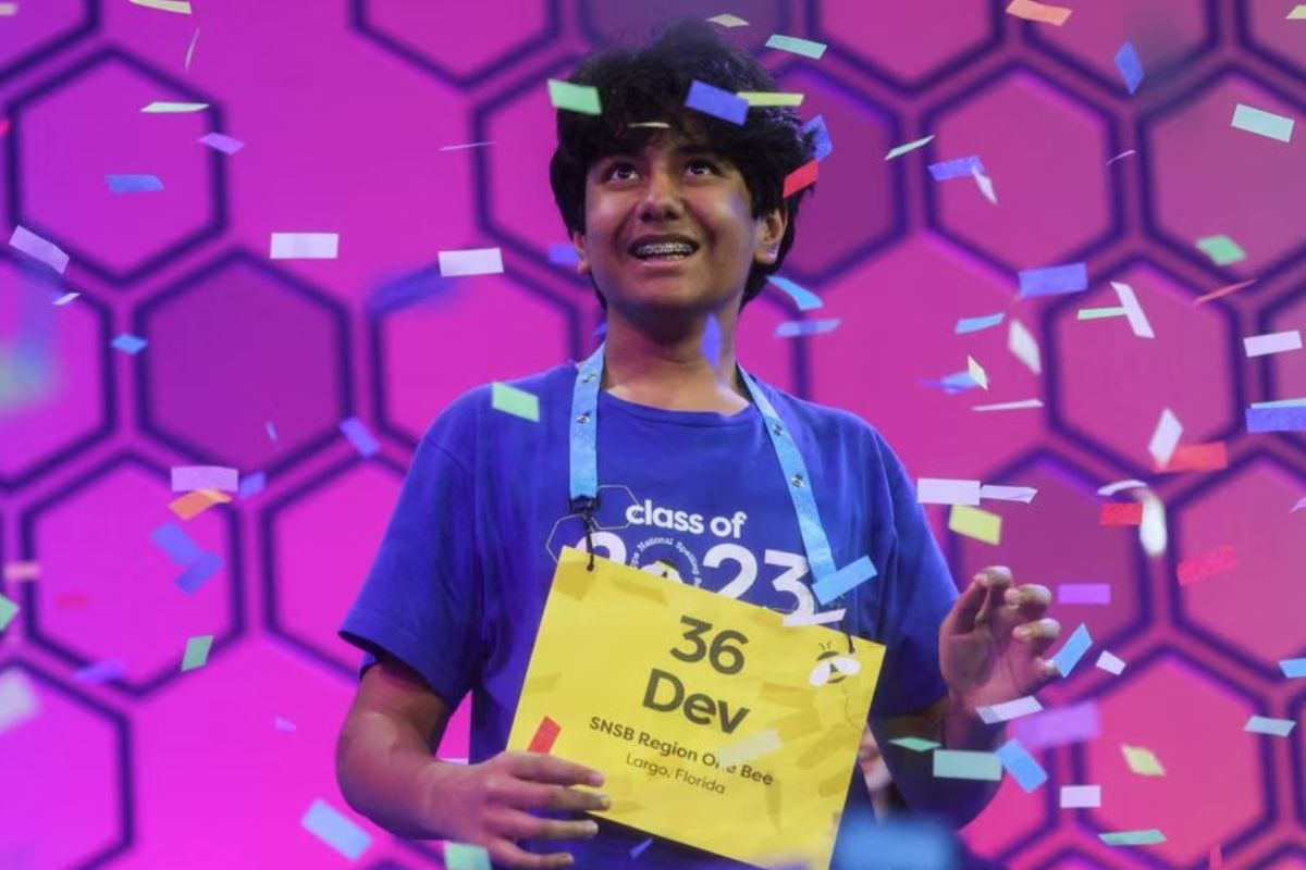 Indian-origin boy, Dev Shah is US National Spelling Bee champion