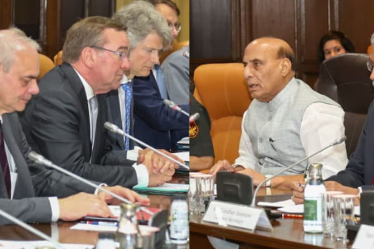 Rajnath invites German cos to invest in defence corridors in UP, Tamil Nadu