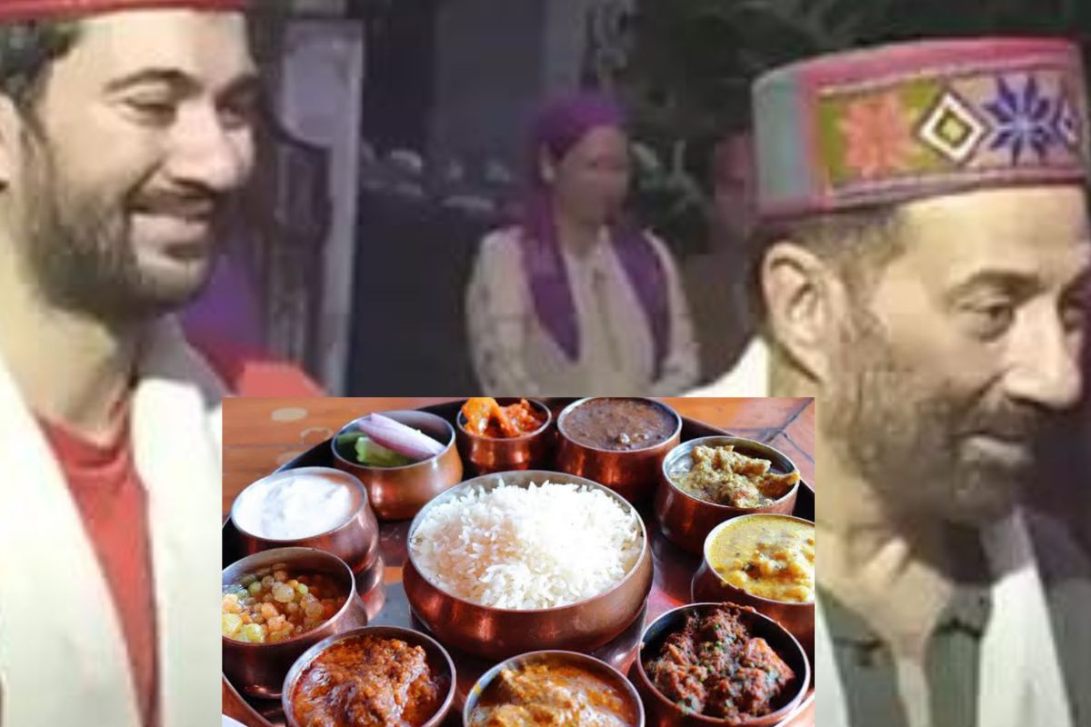 What is the Himachali Dham, served in Sunny Deol’s son reception for Manali villagers