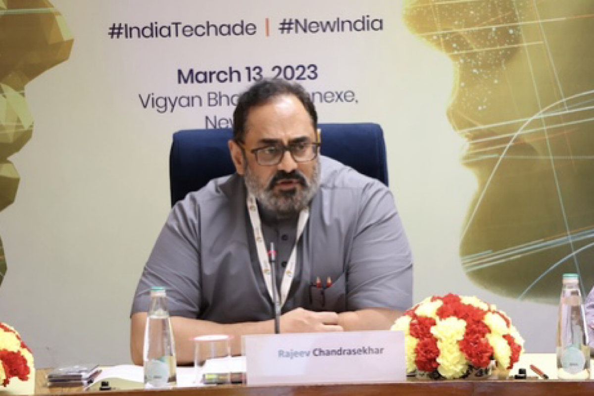 India rising steadily in global electronics supply chains: Rajeev Chandrasekhar