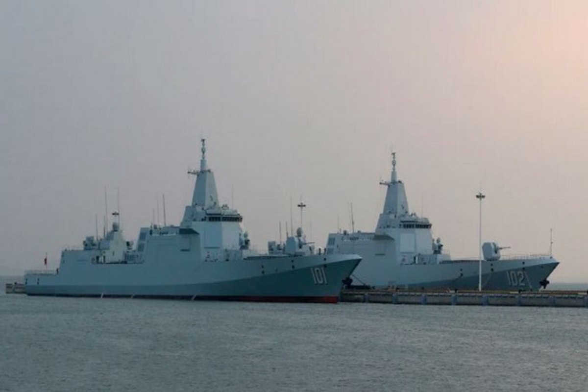 Indian Naval ship Sahyadri participates in maiden India-Indonesia-Australia maritime exercise
